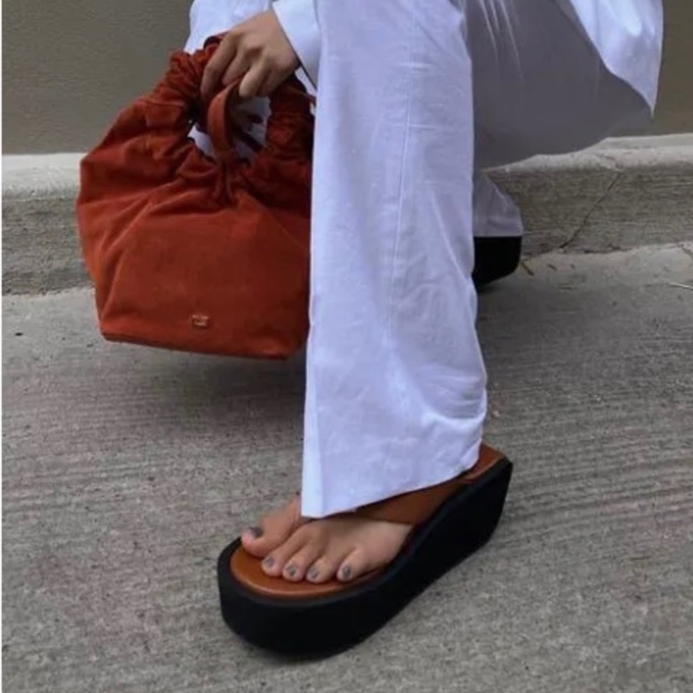 Frame Le Ocean Platform Flip Flop